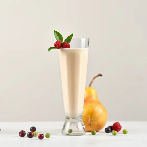Superfood Pear Pea Milk Smoothie