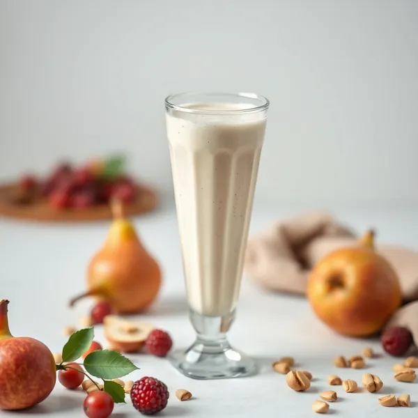 Smoothie de Pera y Leche de Pistacho
