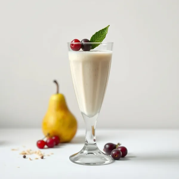 Superfood Pear Rice Milk Smoothie