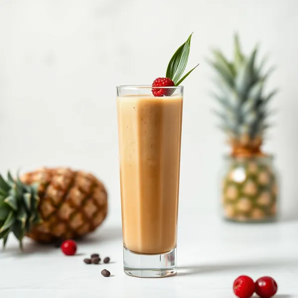 Smoothie Ananas und Kalter Kaffee Superfood