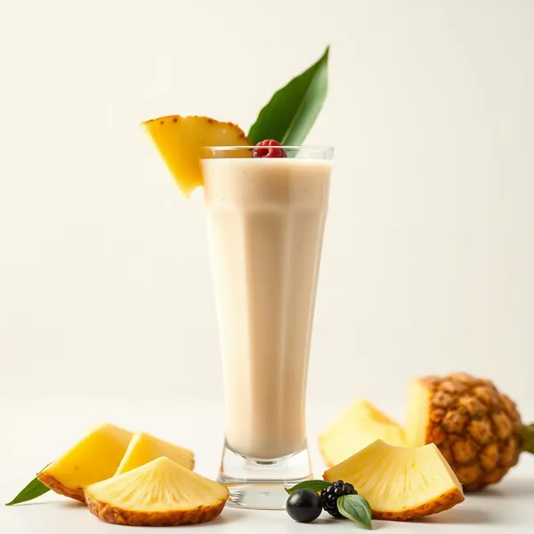 Smoothie de Kefir de Abacaxi Superalimento