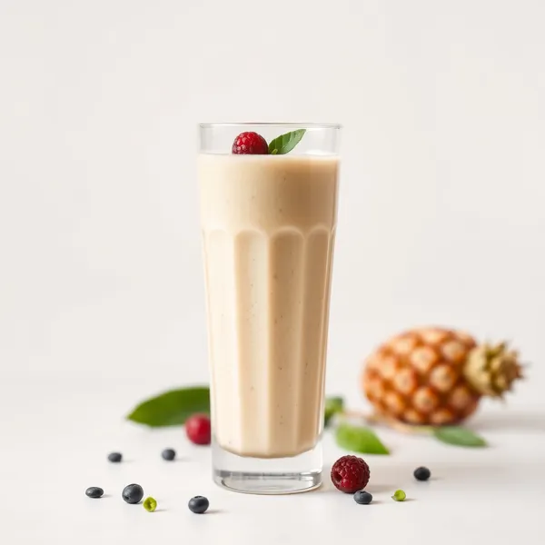 Superfood Pineapple Pea Milk Smoothie