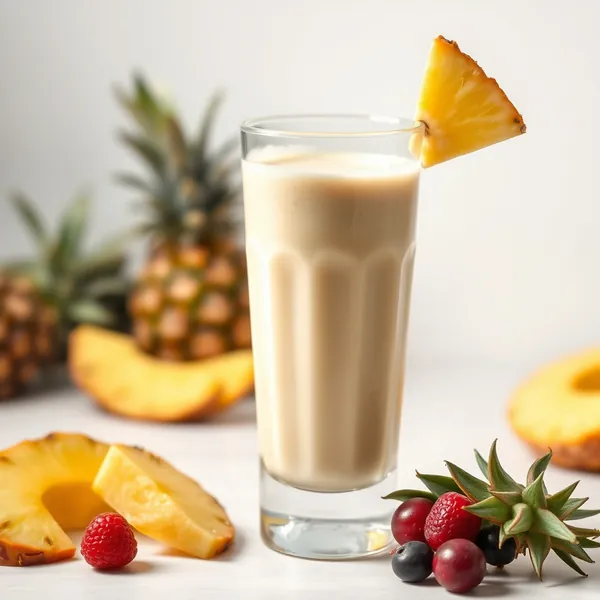 Smoothie de Piña y Leche de Espelta