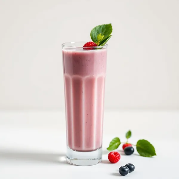 Superfood Protein Powder Kefir Milk Smoothie