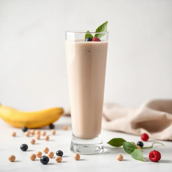 Pea Milk Smoothie with Protein Powder