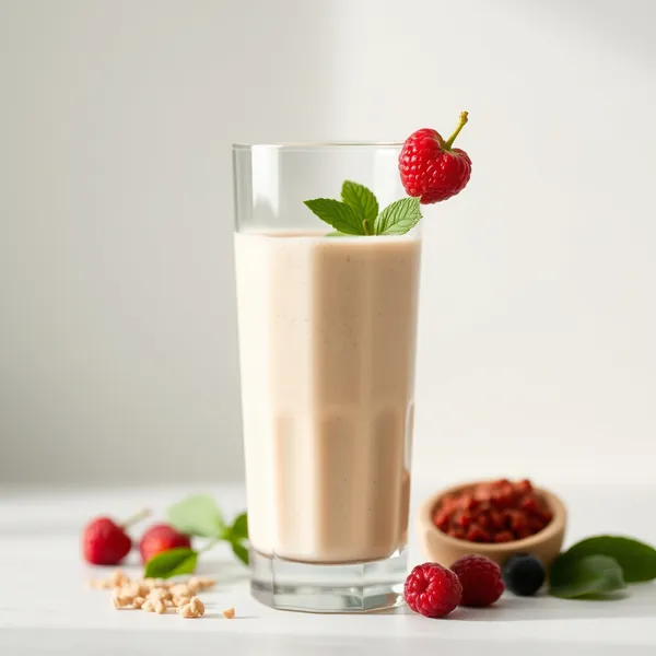 Smoothie de Leite de Arroz e Proteína Superfood