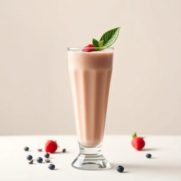 Batido de Leche de Soja con Polvo de Proteína