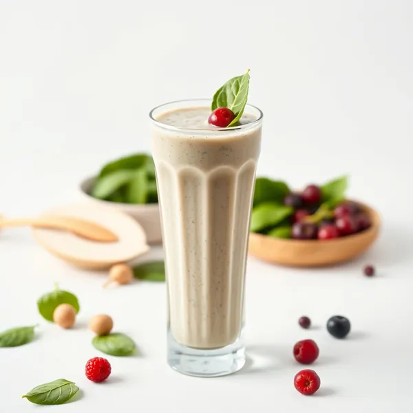 Superfood Spinach Macadamia Milk Smoothie