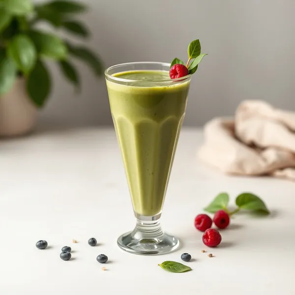 Smoothie aux Épinards et Matcha