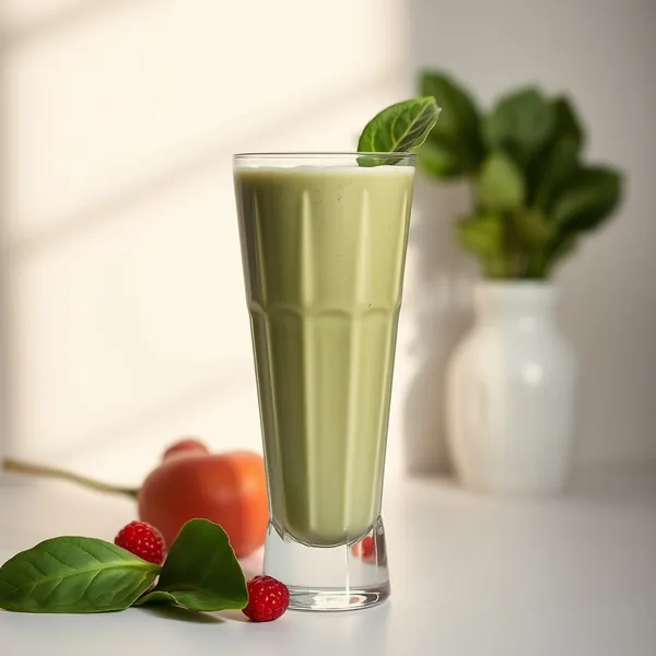 Smoothie de Espinacas y Leche de Espelta