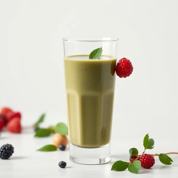 Smoothie de Espirulina e Leite de Avelã