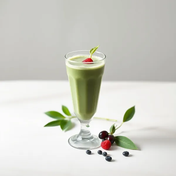 Superfood Spirulina Pea Milk Smoothie