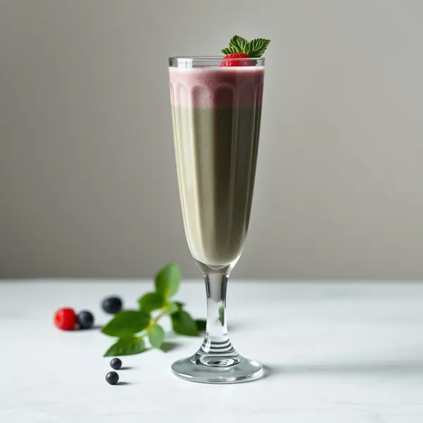 Smoothie de Spirulina e Leite de Arroz