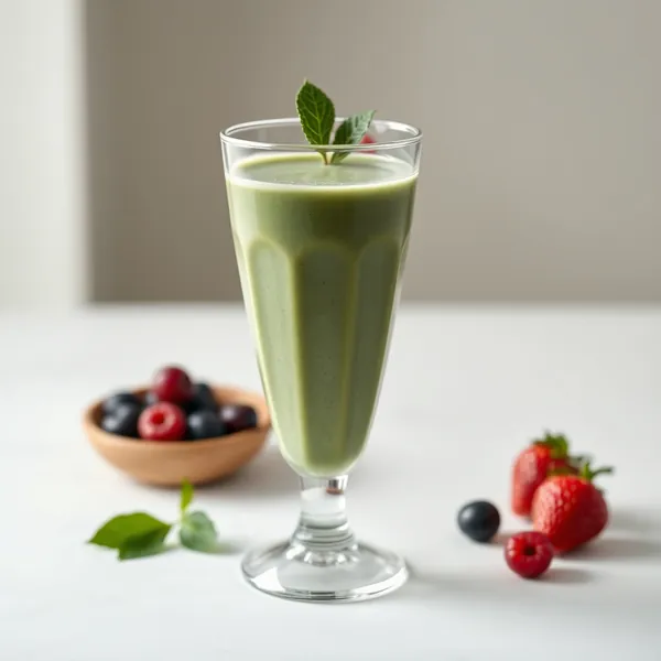 Smoothie au Lait d'Épeautre et Spiruline