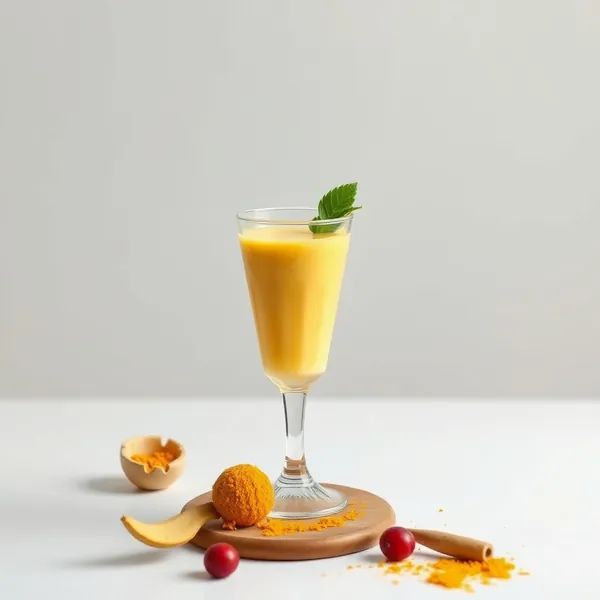 Smoothie de Arroz con Leche y Cúrcuma