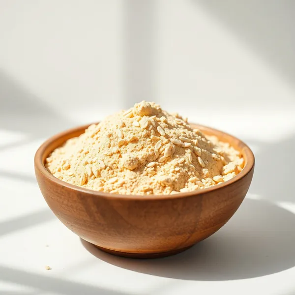 Braunes Reisproteinpulver