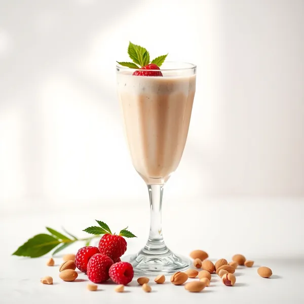 Tropical Almond Butter Pistachio Milk Smoothie