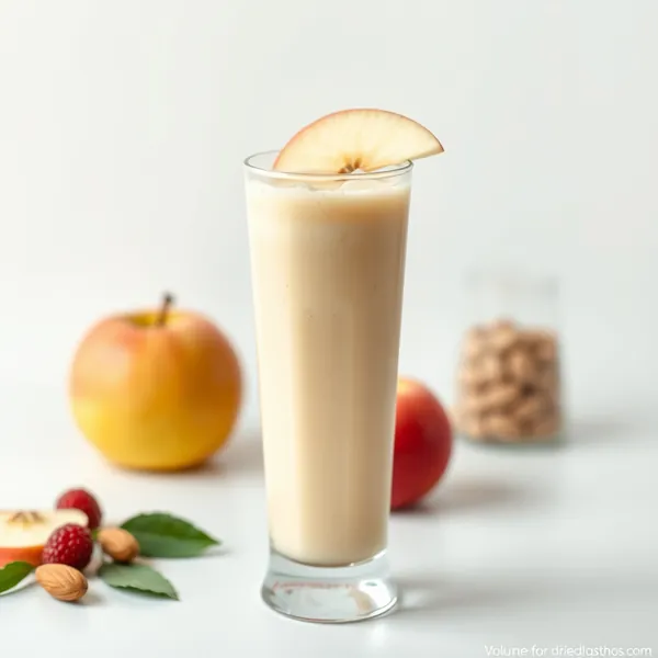 Smoothie Tropical de Maçã e Leite de Amêndoa