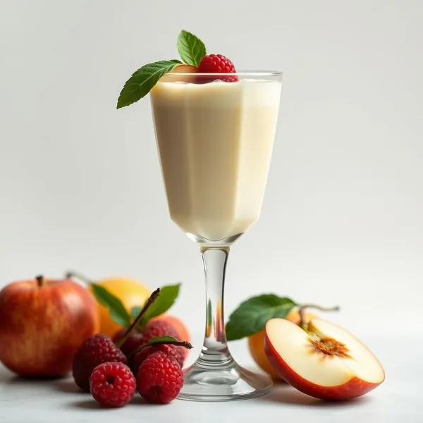 Smoothie Pomme Tropicale avec Yogourt Grec