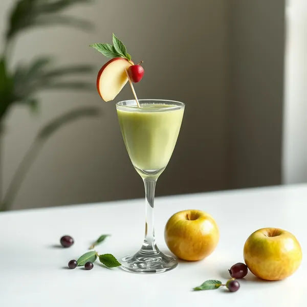 Smoothie de Thé Matcha et Pomme Tropicale