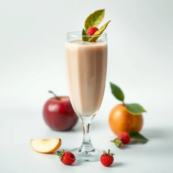 Batido de Maçã Tropical e Leite de Soja