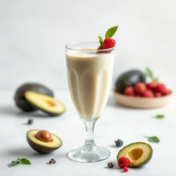 Smoothie de Kefir d'Avocat Tropical