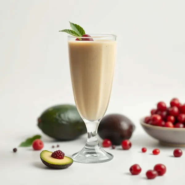 Avocado und Dinkelmilch Smoothie