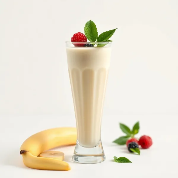 Smoothie Tropical à la Banane et au Lait de Cannabis