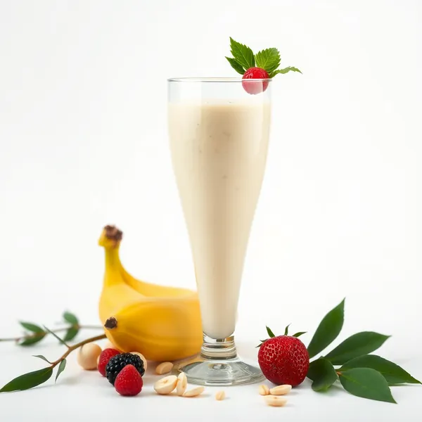 Smoothie Tropical de Banana e Macadamia