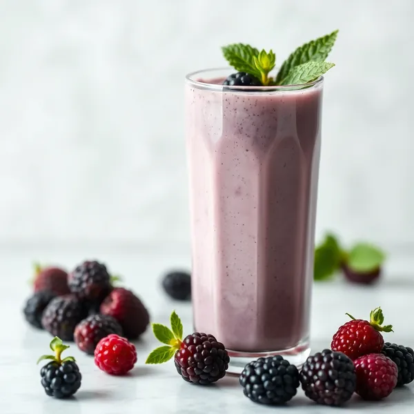 Smoothie Soja et Mûre Tropical