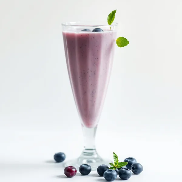 Smoothie au Lait de Pois et Myrtille Tropical