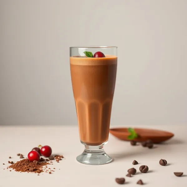 Batido Frío de Café con Cacao Tropical