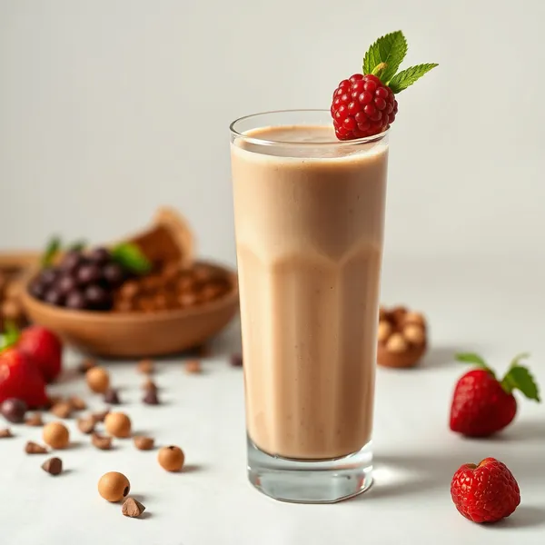 Tropical Cacao Powder Hazelnut Milk Smoothie