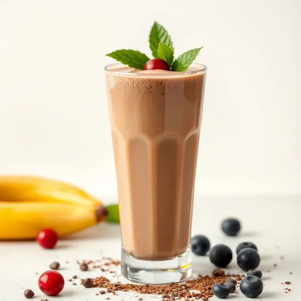 Tropical Cacao Powder Rice Milk Smoothie