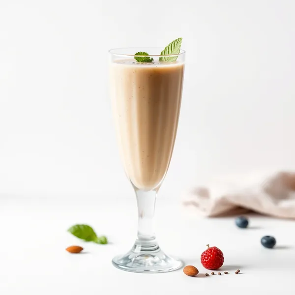Smoothie Tropical de Sementes de Chia e Leite de Amêndoa