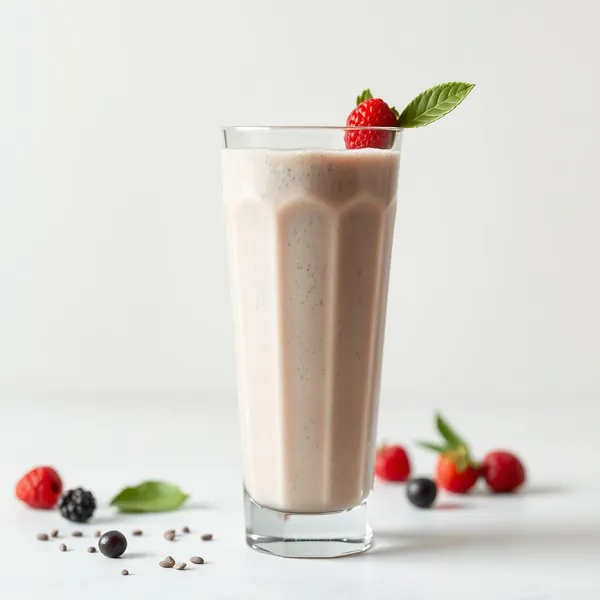 Smoothie Tropical de Chia et Lait de Cannabis