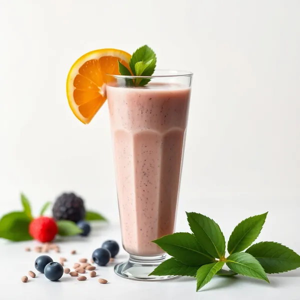 Smoothie au Lait de Macadamia et Chia Tropical