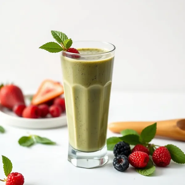 Smoothie de Chia et Matcha Tropical