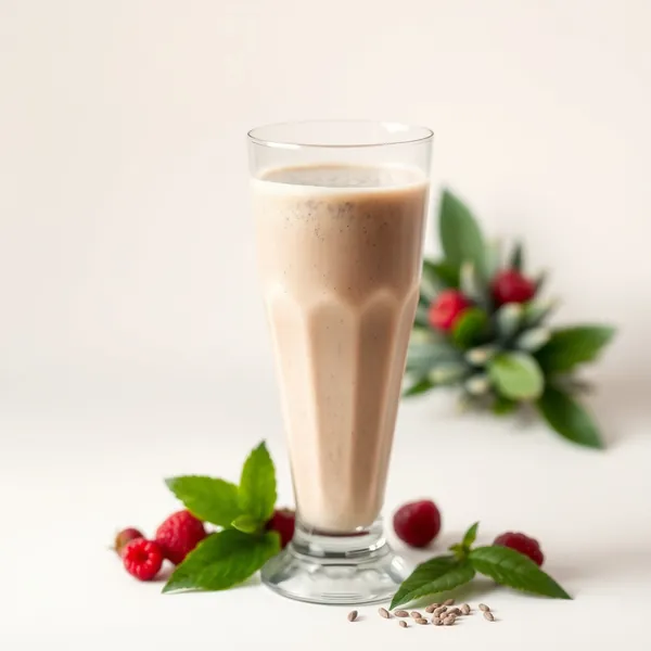 Smoothie Tropical de Graines de Chia et Lait de Riz