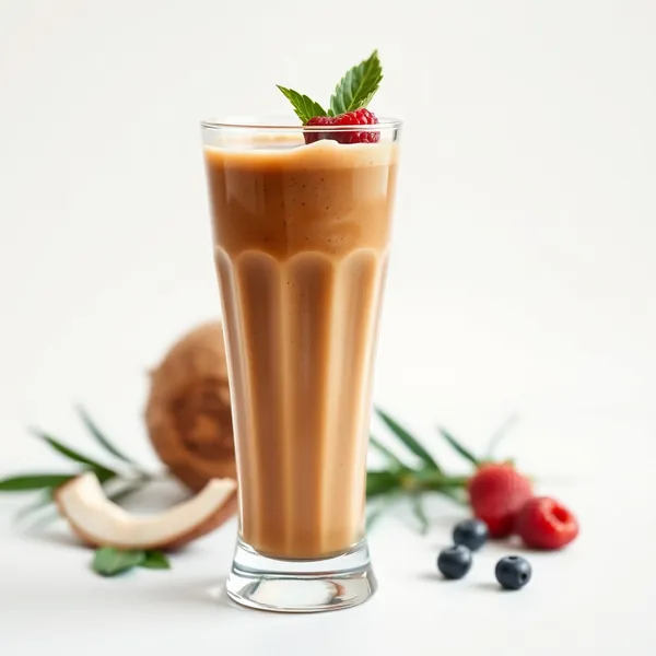Tropical Coconut Cold Brew Coffee Smoothie