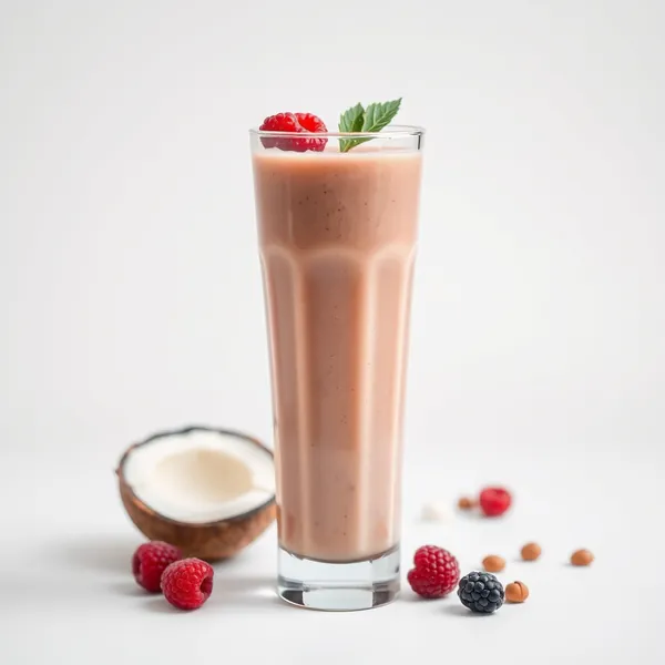 Batido Tropical de Coco e Avelã