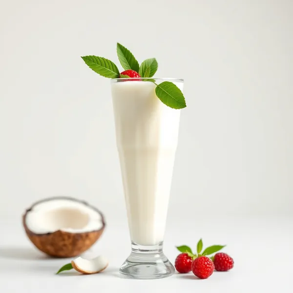 Batido de Kefir de Coco Tropical