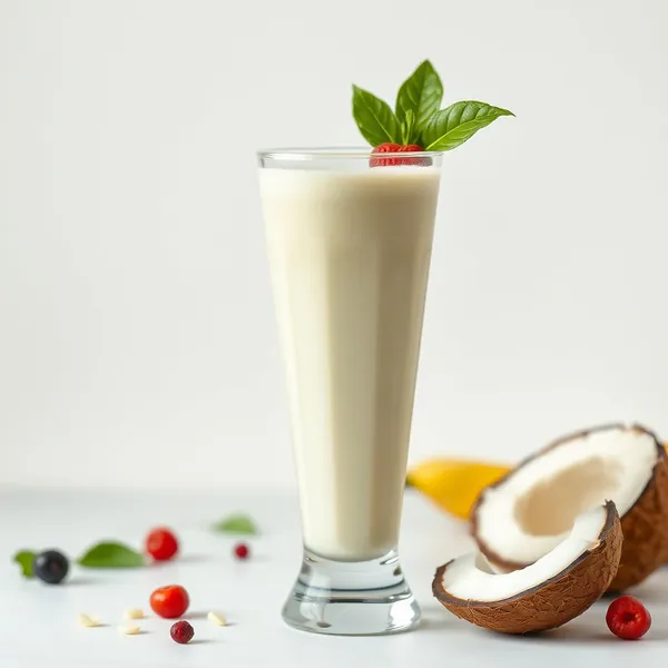 Tropical Coconut Pea Milk Smoothie