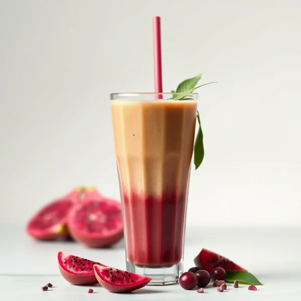 Smoothie de Café Frio com Dragão Tropical
