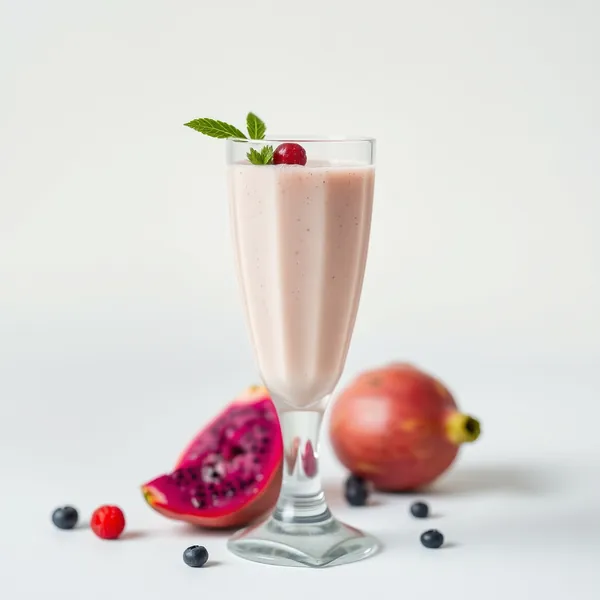 Smoothie de Leite de Ervilha e Dragão Tropical