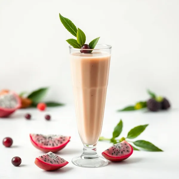 Tropical Dragonfruit Rice Milk Smoothie