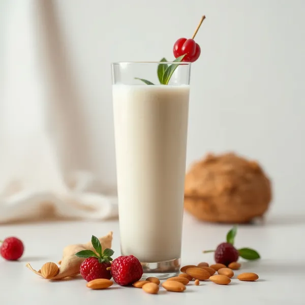 Smoothie Tropical au Gingembre, Amande et Lait de Coco