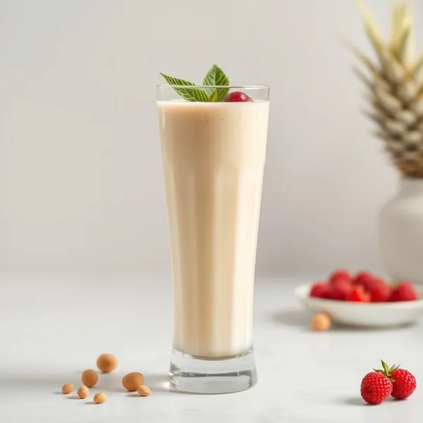 Tropical Ginger Macadamia Milk Smoothie