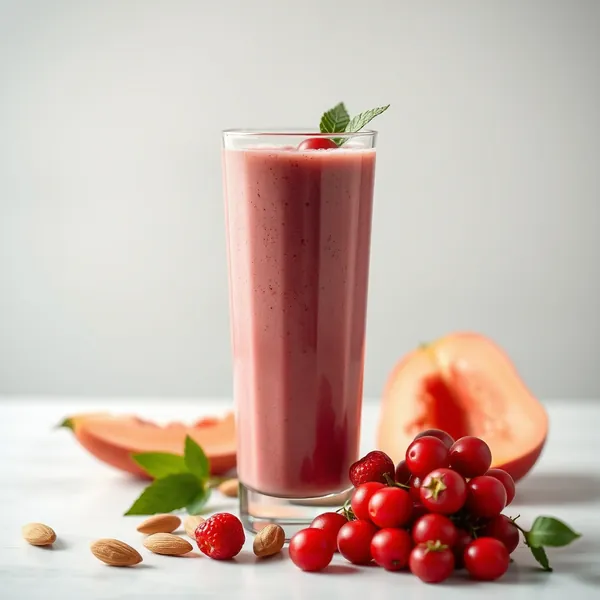 Smoothie de Goji et Lait d'Amande Tropical