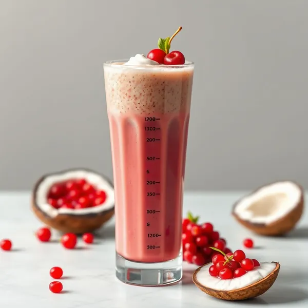Smoothie de Coco et Baie Goji Tropical